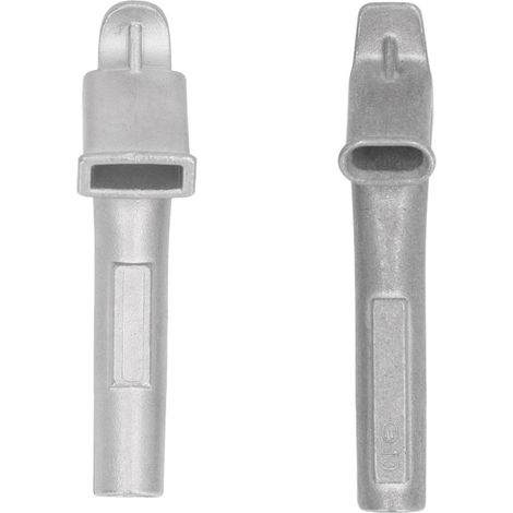 2 Embouts de Pistolet à Air Chaud 5x14mm 5x10mm Buses en Acier Inoxydable pour Soudure PVC PP (1/5)