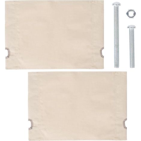 Housse de Chaise de Camping en Tissu Oxford de 48x35cm Housse de Chaise de Camping à Dossier Haut Pliable Légère Argentée pour Chaise D'Extérieur pour Croquis Pelouse (1/5)