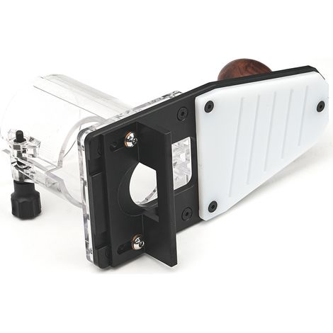 Guide de Chanfreinage en Alliage d'Aluminium pour Défonceuse 65mm, Plaque d'Équilibrage Multifonction pour Fraisage, Rainurage et Coupe d'Angles, Outil Pratique de Menuiserie (1/5)