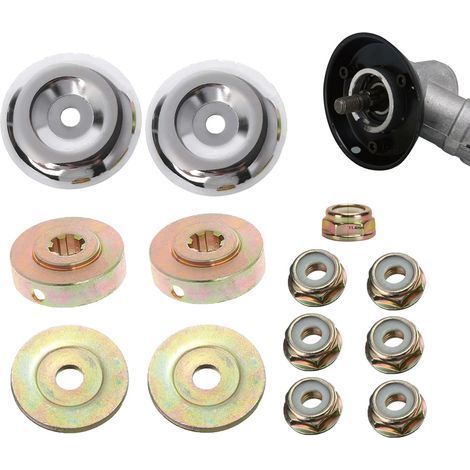 TAISHENGDA-Tête de débroussailleuse 8PCS – Kit de fixation métal durable – Compatible tondeuses et débroussailleuses – Longue durée de vie (1/5)