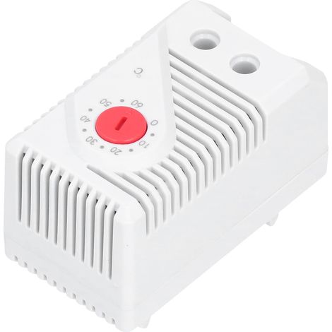 KTO 011 Régulateur thermostatique mécanique réglable pour armoire électrique télécom et éolien, plage 0-60°C, rail DIN 35mm, IP20, 1 pièce (1/5)