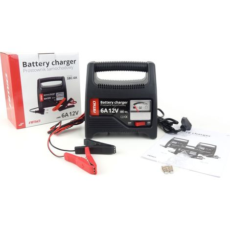 Redresseur de chargeur de batterie 6A 12V SBC-6A amio-02085 (1/4)
