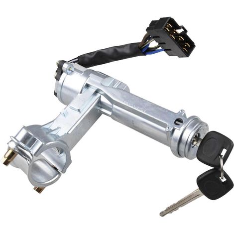 Ensemble de verrouillage de porte et contacteur d'allumage avec 2 clés pour Toyota Corolla EE90 69057-12090 45280 12110 (1/5)