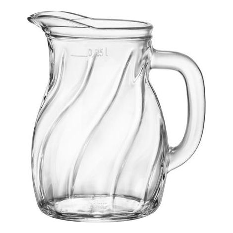 BISTROT TWIST BROCCA IN VETRO TRASPARENTE DA 0.25LT