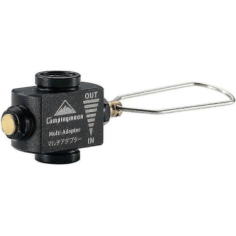 Adaptateur de recharge pour cartouche de gaz isobutane/butane, convertisseur pour réchaud de camping, vanne Lindal, sélecteur de cartouche. (1/4)