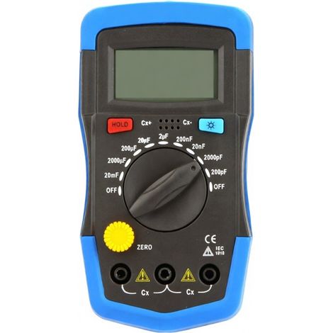 Medidor de capacitancia digital DM6013L, retroiluminación LCD