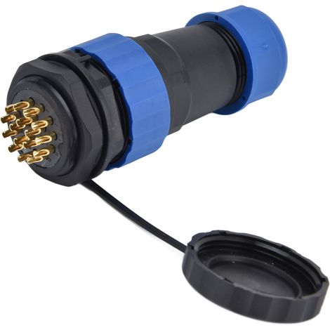 Écrou arrière de connecteur étanche IP68 prise électrique aviation 380V 10A pour câble SP2816 broches (1/5)