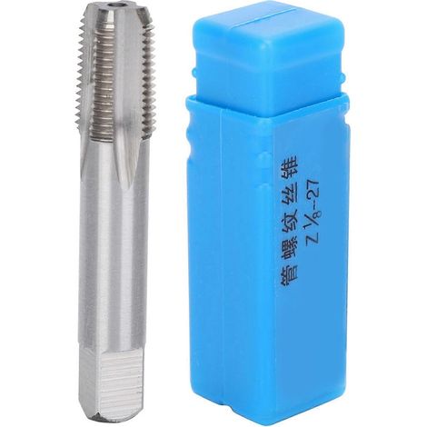Gewindebohrer HSS Z 1/8‑27 Hardware-Reparaturhandbuch Werkzeuge Hochharte Industriebedarf