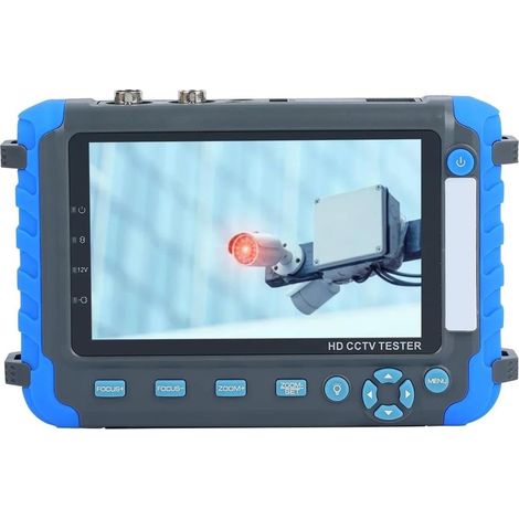 Testeur de vidéosurveillance IV8W, Moniteur 5.0 Pouces CVBS 8MP AHD/CVI/TVI, testeur de caméra 4 en 1, testeur Portable, Prise en Charge de l'entrée PTZ VGA(IV8C NO VGA) (1/5)