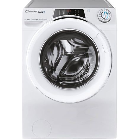 Candy RO41274DWMCT/1-S Lavatrice Slim 7 kg 1200 Giri/min Classe A Bianco (1/5)