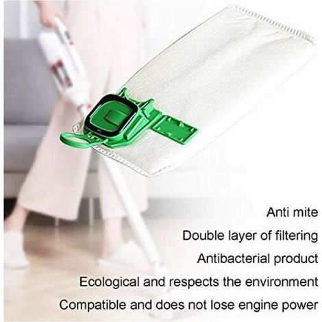 Kit compatibile per aspirapolvere Vorwerk Kobold VK140 VK150: 12 sacchetti, filtri, motore, 12 deodoranti per ambienti, 2 spazzole - ALTRO (1/3)