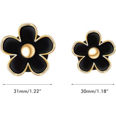 6 Fleurs Décoration Bouche d'Aération Voiture, Pince Fleur Mignonne Diffuseur Parfum Auto, Désodorisant Véhicule avec Clip, Accessoire Habitacle, Lot de 6 (1/5)