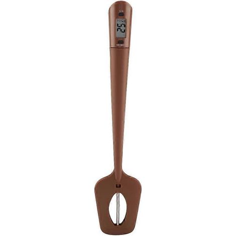 Thermomètre à bonbons numérique 2 en 1, racloir à café en silicone (1/5)