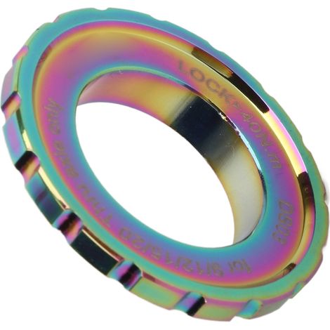 MEIJUN Bague de verrouillage Centerlock pour moyeu de roue avant/arrière, axe de barillet de disque de rotor, pour vélo de montagne multicolore (1/5)