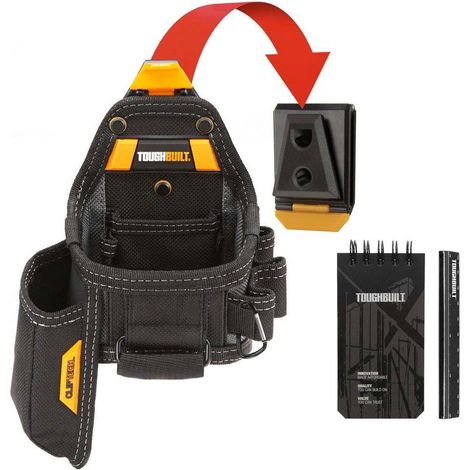 Toughbuilt ClipTech Tape Measure Knife Pouch Clip Tech inc Notepad TB-CT-25X-BEA (1/5)