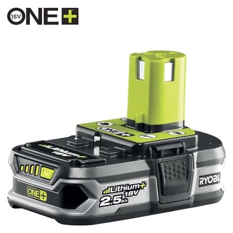 RYOBI Batterie 18V Lithium-ion One+ 2,5 Ah RB18L25G (1/5)