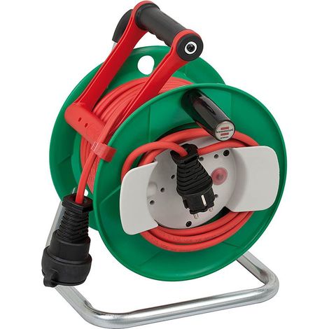 Brennenstuhl 1148370 Kabeltrommel 25.00 m Rot Schutzkontakt-Stecker