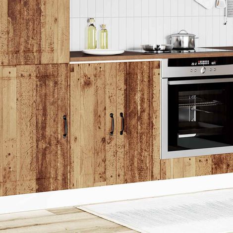 Maison Exclusive - Mobile Base Lavello Lucca Legno Antico in Legno Multistrato