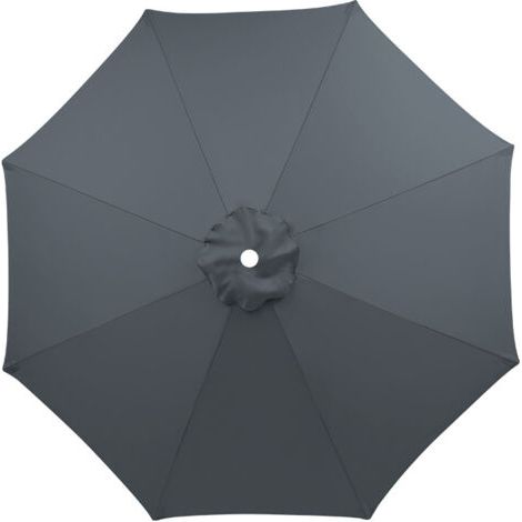 (Grau) Ersatzbezug für Sonnenschirm 3 m wasserdicht, UV-beständig, Ersatzstoff, waschbar, atmungsaktiv (1/4)