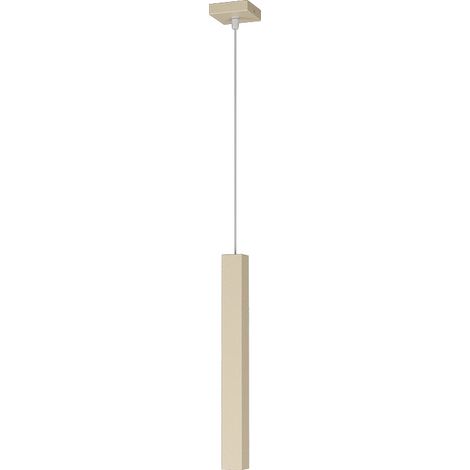 Sospensione Moderna Square Tube Metallo Sabbia 1 Luce Gu10 (1/4)