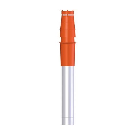 Terminal de toiture de condensation brun orangé diamètre 60/100