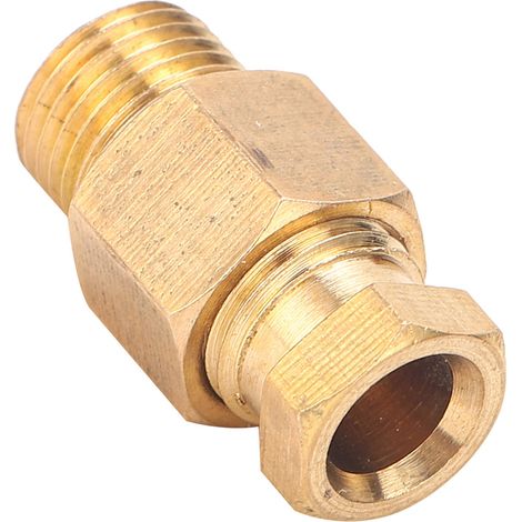 Raccord coude en laiton pour tuyau, adaptateur droit et bloc de connexion PD610 (1/5)