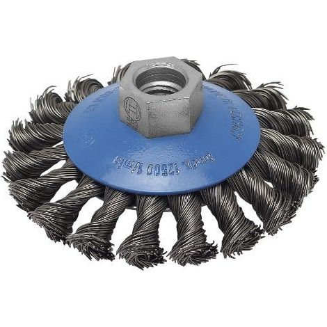 Bosch 2609256511 Brosse conique M14 Fils torsadés 100 mm