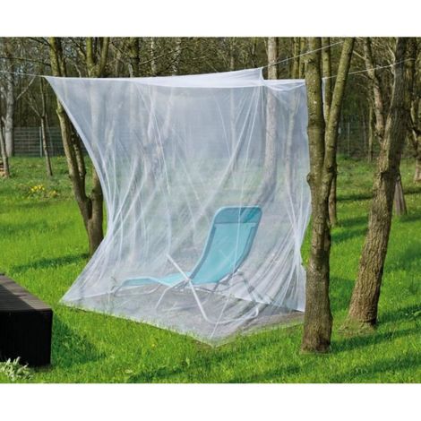 Moustiquaire À Suspendre - 200 X 100 X 200 Cm - Maille 220 - Intérieur Et Extérieur - 1 Pièce (1/3)