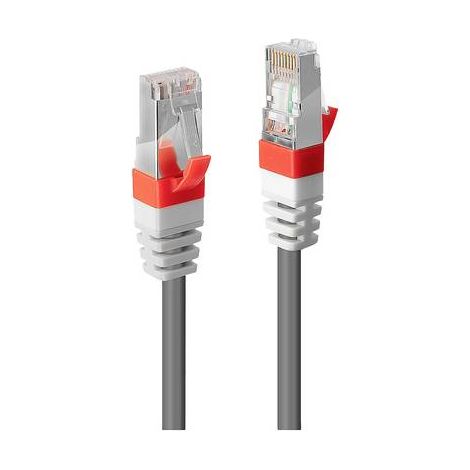LINDY Câble réseau patch cat.6A S/FTP PIMF Premium - Cuivre - 10 Gbit - 500Mhz - LSOH - 15m - Gris (1/2)