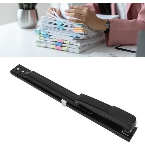 Agrafeuse de bureau à bras long - FHE - Agrafeuse à Bras Long - Structure Métallique - Capacité de 20 Feuilles (1/4)