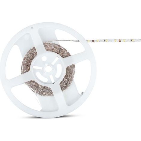 V-TAC Strip LED SMD2835 5W/m 5m 60 LED/m 12V Warmweiß IP20 8mm Zickzack (1/4)