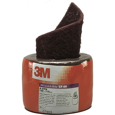 3M – Rouleau abrasif de ponceuse 150mm – Grain très fin – Oxyde d'aluminium pour ponçage bois, métal et plastiques – Pré-découpé en sections faciles - AVFN 150 X (1/6)