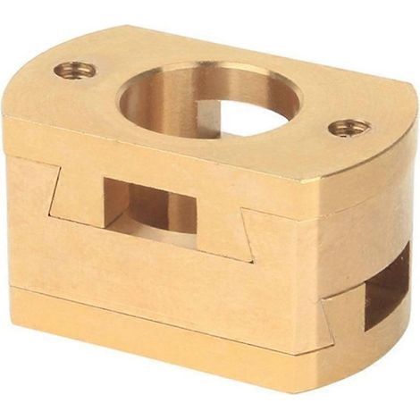 Raccord à vis T8 pour imprimante 3D CR10 CR10S Pro, fixation précise, 1 pièce, compatible avec les modèles CR10 et CR10S Pro (1/5)