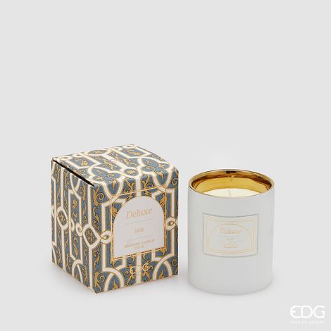 EDG Enzo De Gasperi Candela Deluxe con Profumo H 9,5 Cm D 8 Cm Oud Scatola Regalo