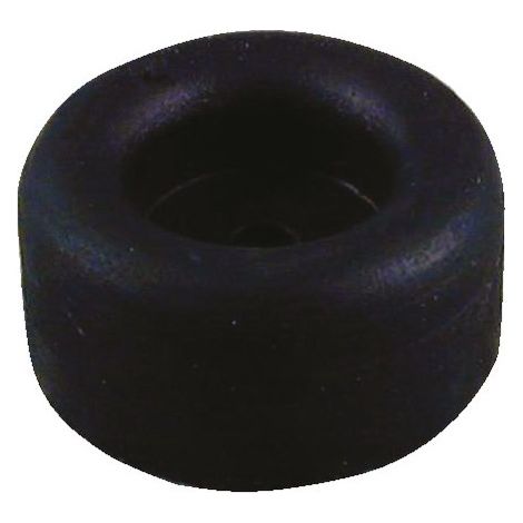 Butée de porte au sol SELECT HARDWARE caoutchouc noir 20 x 10 mm