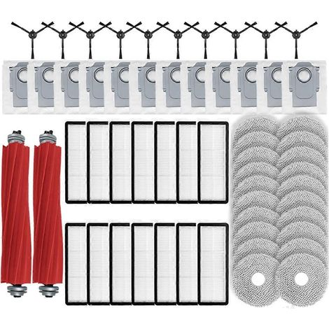 Filtre HEPA pour rouleau principal et brosse latérale Roborock Qrevo S