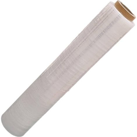 Trade Shop - Film Estirable Film Transparente Rollo Manual Para Embalaje 160mx23myx50cm - (1/5)