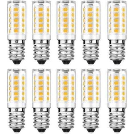 Lot de 10 Ampoule LED E14 - Blanc Chaud 3000K - 5W Equivaut à Ampoule Incandescente 50W - 500LM Non-Dimmable (1/5)