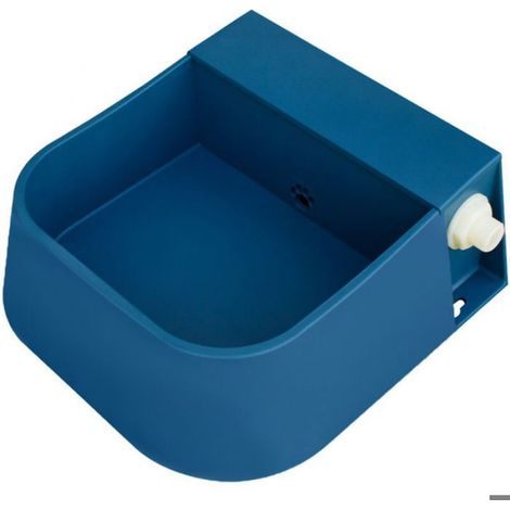 Bol Pour Animaux - Abreuvoir Automatique Avec Vanne À Flotteur - Pour Chiens Bovins Moutons - Capacité 2 L - ABS Bleu Foncé (1/3)