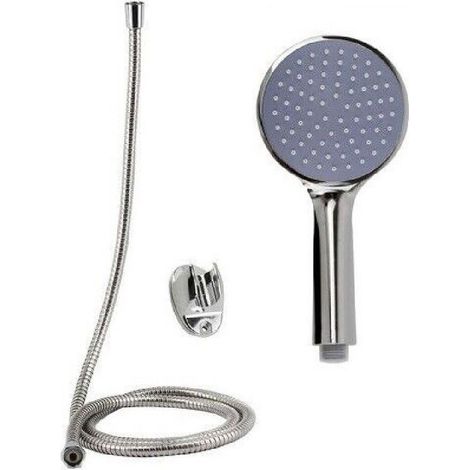 Cleafe - Kit Doccetta Doccino Soffione Tondo Doccia Bagno Con Laccio 1,8 Mt Staffa 69096 - (1/2)