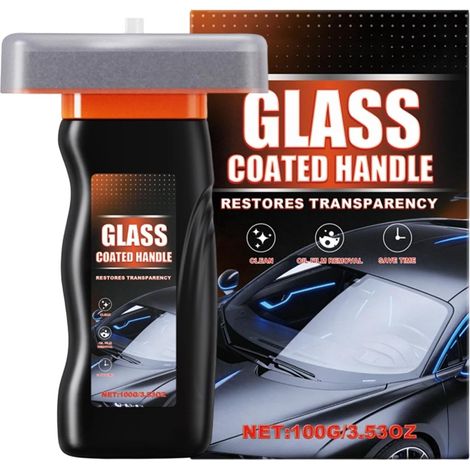 Brosse de Nettoyage du Film d'Huile,Planche de Détail pour Nettoyage Automobile - Nettoyant pour Vitres de Voiture pour l'Entretien des Véhicules en Trajets Quotidiens, (1/5)