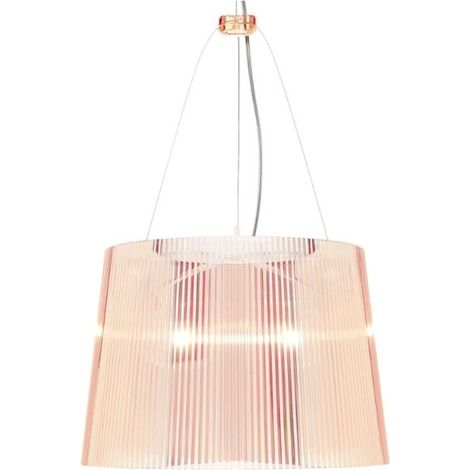 Lampadario a sospensione cristallo Rosa Kartell Gé G9080P1 (1/2)