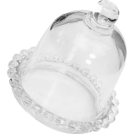 Cloche en Verre Simple pour Bougie Parfumée, Protection Élégante et Transparente en Matériau Synthétique, pour Décorer la Maison Style (1/5)