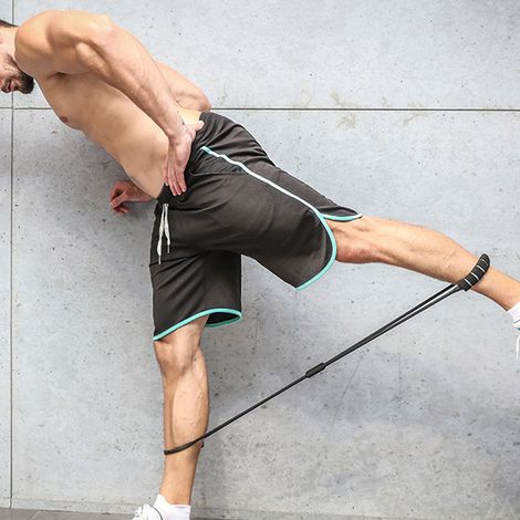 2 pièces Bande Élastique Musculation Résistance Fitness Équipement Sportif Entraînement à Domicile (1/5)
