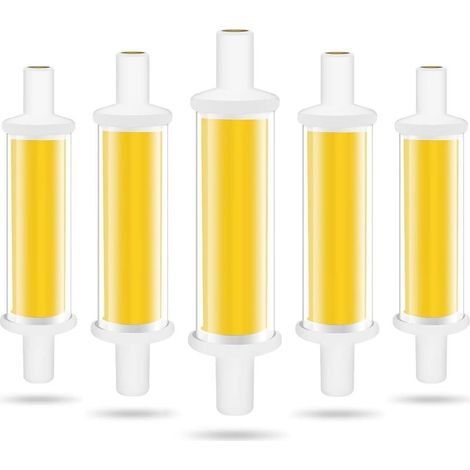 Ampoule LED R7S 78mm, 4.2W R7S LED Ampoules Équivalent 50W Lampe Halogène, Lumière Blanc Froid 6000K 600LM COB Tube LED R7S, Non Dimmable, Angle de Faisceau 360°, Sans Scintillement (1/4)