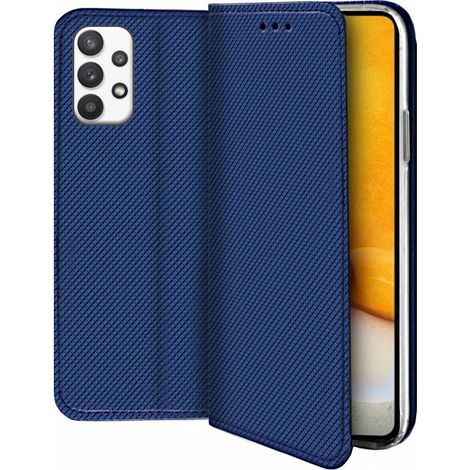 Custodia magnetica intelligente per Samsung Galaxy A72 5G / A72 LTE, blu scuro (1/5)