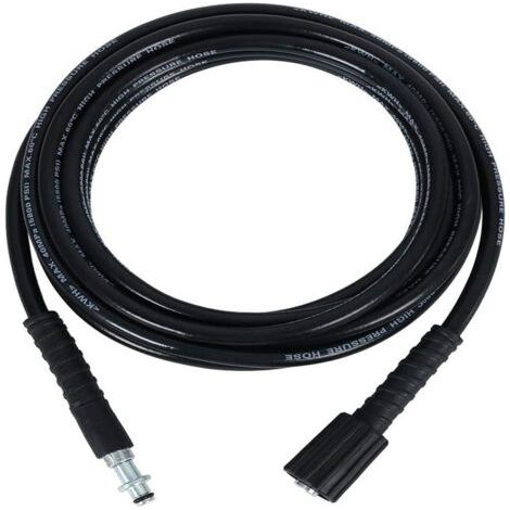 Compatible con la manguera de pulverización/hidrolimpiadora Karcher K2, K3, K4 y K5, 8 m. Por favor, compruebe las dimensiones en la imagen antes de realizar el pedido el modelo mostrado es solo a tít