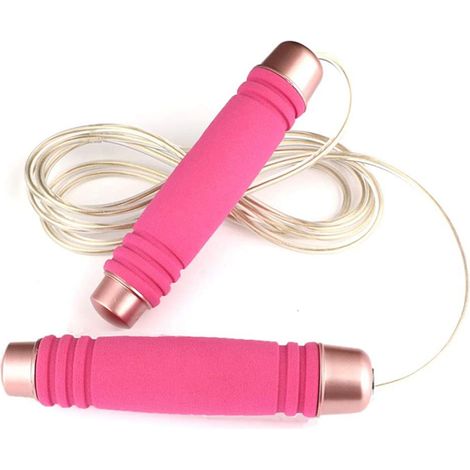 Corde À Sauter Réglable - Roulements À Billes Tpu - Poignées Antidérapantes Eva - Pour Fitness Et Cardio - 1 Pièce (1/5)
