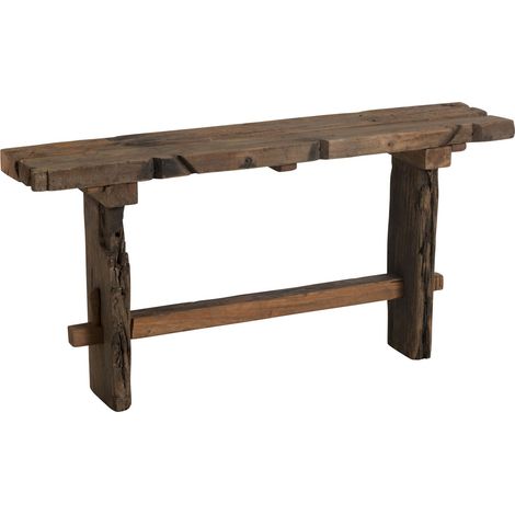 Console 150x35x75 cm en bois recyclé marron (1/5)