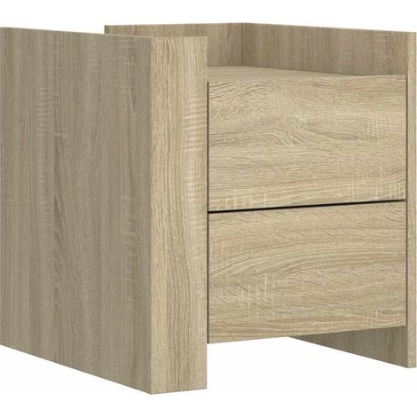 Maison Exclusive - Nachttisch Sonoma-Eiche 45x50x50 cm Holzwerkst